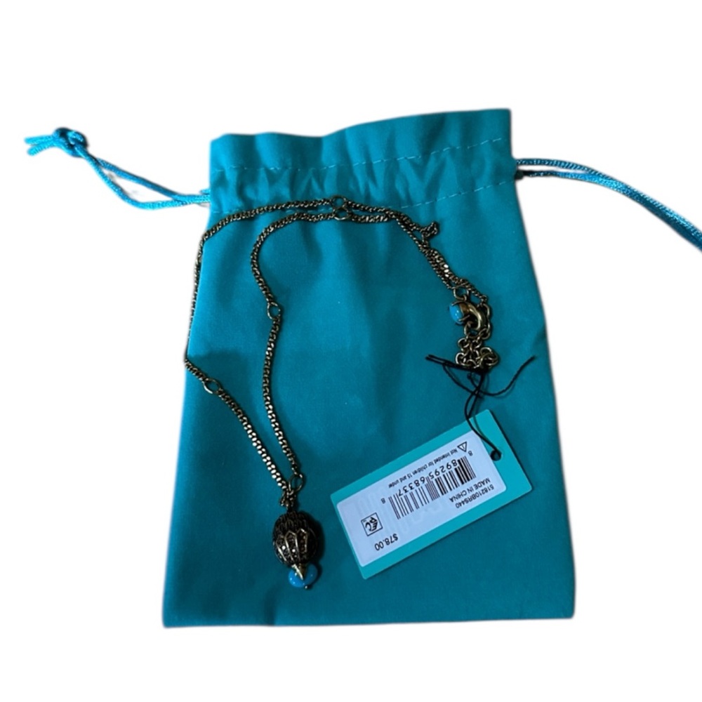 Kurt Geiger Gold Chain Necklace with Signature Eagle Head Pendant - Picture 3 of 11